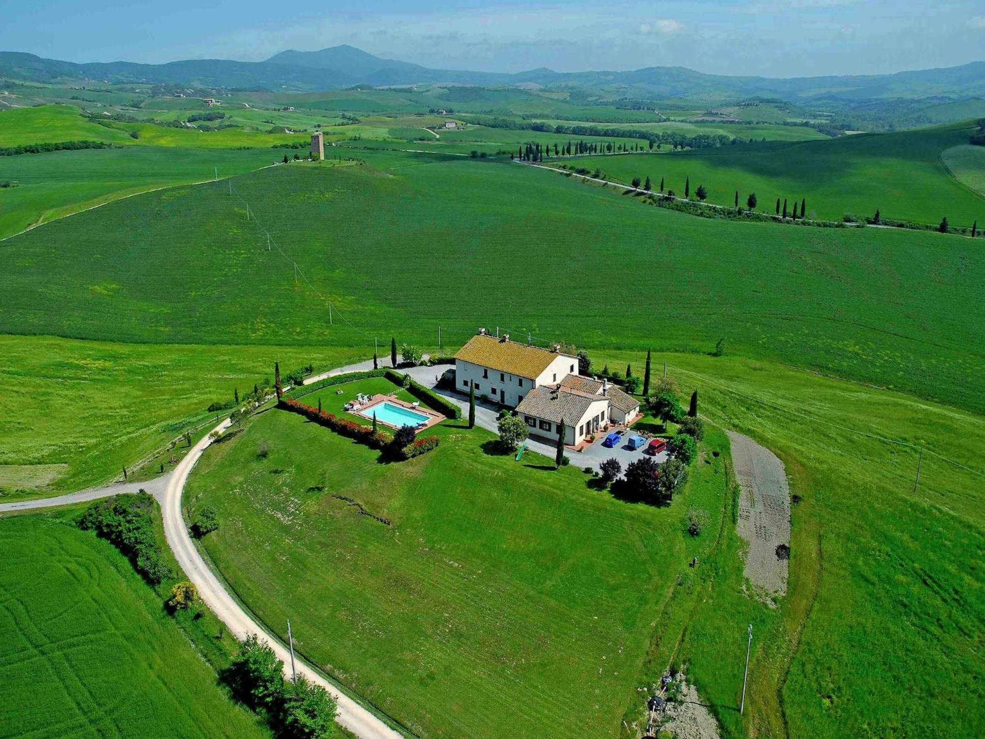 Modern Farmhouse In Pienza With Pool المظهر الخارجي الصورة